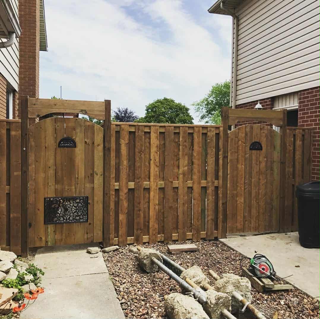 View of a custom deck project.