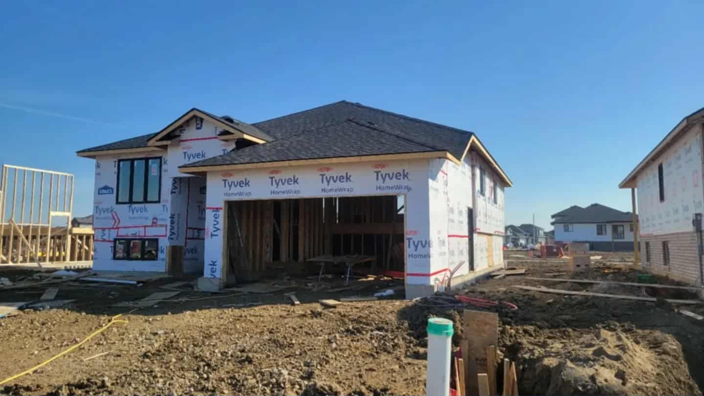 View of a custom deck project.