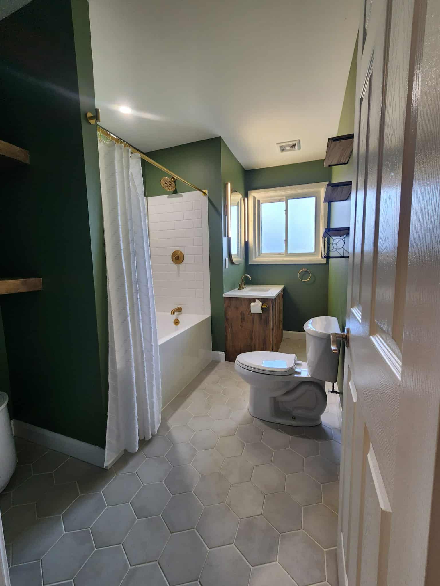 View of a custom deck project.