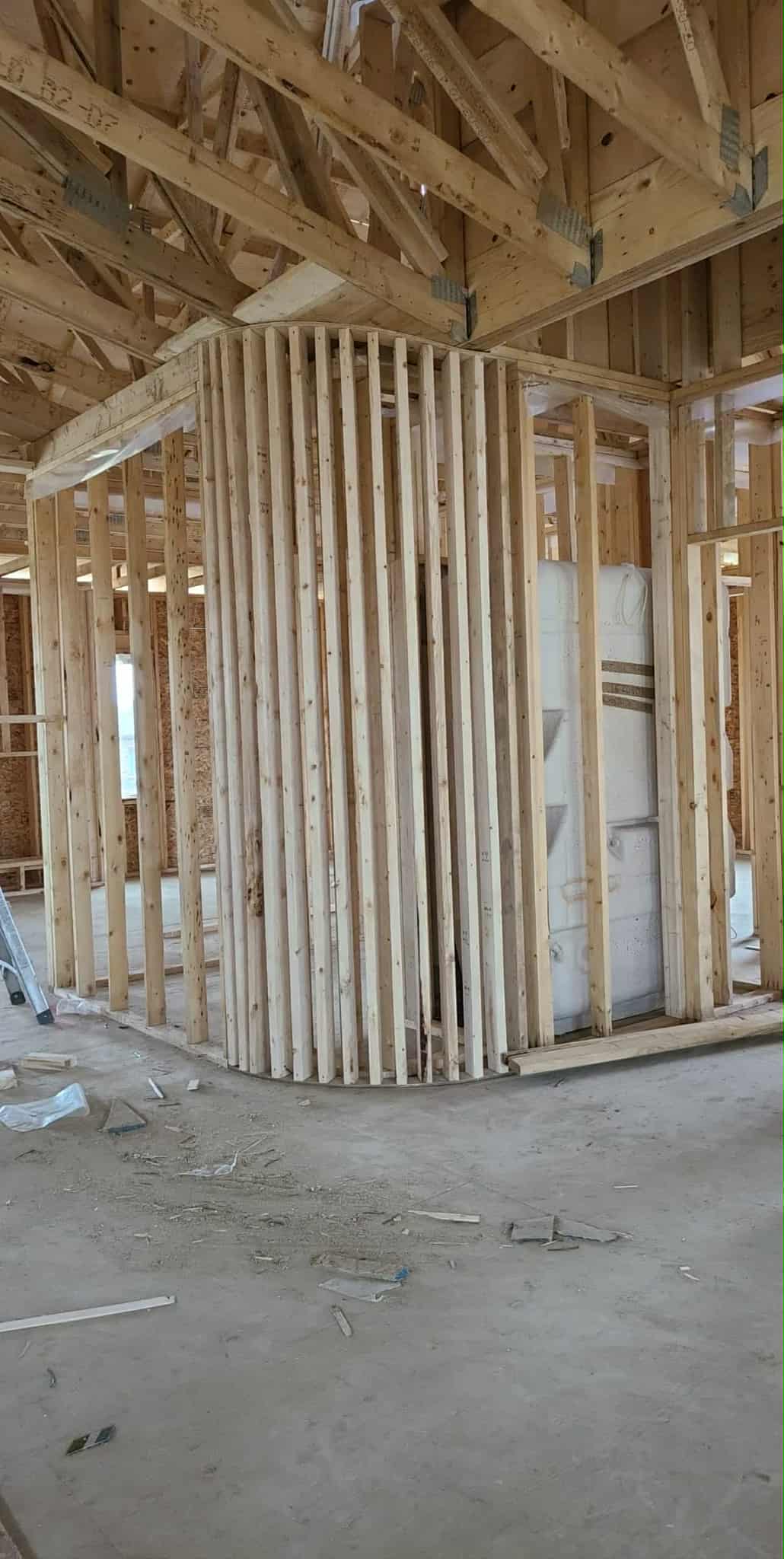 View of a custom deck project.